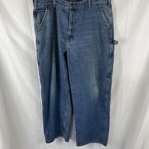 Rural King Real Work Wear Carpenter Blue Jeans - 42 x 32 - RKCARP